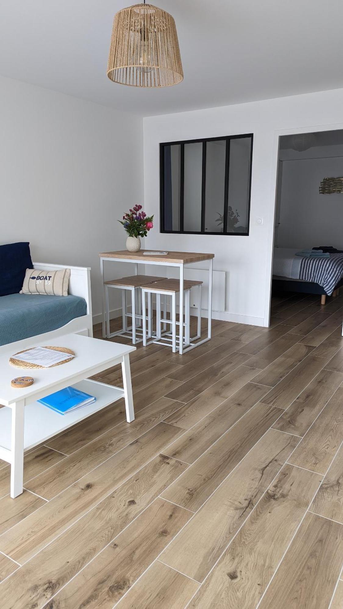 L'Echappee Bleue, Vue Mer Apartment Binic Ngoại thất bức ảnh